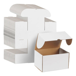 New White Small Shipping Boxes: Cartón Corrugado Mailers-Solución de Embalaje seguro Proveedor Bulkl - Product Image 1