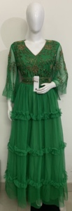 <strong>Cocktail</strong> Evening Wear <strong>Dress</strong> Sexy Long Party Wear for Holidays <strong>Dress</strong> Flare Net <strong>Wedding</strong> Outfit Club Vintage Sequin Beaded Evening - Product Image 6