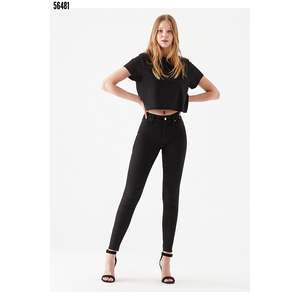 Jeans Lycra taille haute Legendary, couleur anthracite, 92 cm, 38180 - Noir - Product Image 5