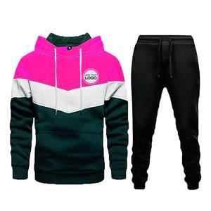 Mens Tracksuit Set Jogging Bottom Pullover Fleece <b>Hoodie</b> Grey Tops Sweat Suits Track suit - Product Image 1