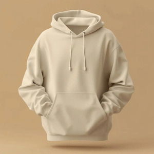 Personalizado de alta calidad Streetwear Heavyweight 400 Gsm 100% algodón Drop Shoulder Hoodies Pullover 3D en relieve sudaderas con capucha - Product Image 3