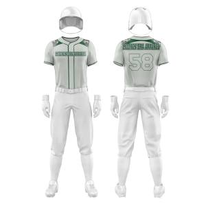 Gran oferta, uniformes de béisbol por sublimación de alta calidad, ropa deportiva con logotipo personalizado, camisas lisas, camisetas personalizables en blanco - Product Image 1