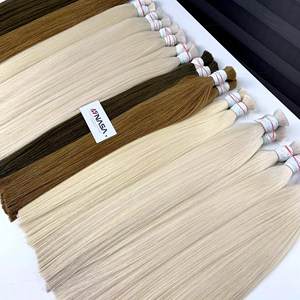 Prix de gros Extensions de cheveux en vrac Soyeux et sans perte Double noyade 100 grammes Toutes les couleurs 14 pouces - Product Image 1