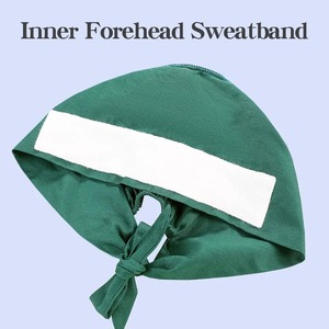 Gorros médicos de algodón para mujer, gorros ajustables para el cuidado de mascotas, gorro de trabajo de enfermería, gorro quirúrgico de Color sólido, accesorios de enfermería - Product Image 2