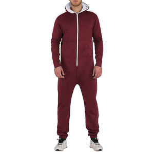 ชุดกีฬาลําลองชุดกีฬาผู้ชายชุดซิปขึ้นเสื้อกันหนาวหมวกผู้ชายที่กําหนดเองวอร์มชุดติดตาม - Product Image 4