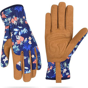 ถุงมือทำงานเพื่อความปลอดภัยในสวนทำจากหนังไมโครไฟเบอร์สำหรับผู้หญิงถุงมือป้องกันพร้อมโลโก้ออกแบบได้ตามต้องการ - Product Image 1