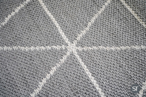 Weather Resistant Outdoor PVC Rug for Patio Garden Balcony and Indoor Use Lightweight Reversible and Washable - Product Image 4