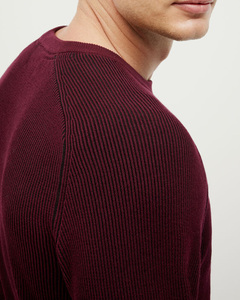 Sweat-shirt pour homme élégant, nouveau, de qualité supérieure, col rond, coupe moderne, durable, respirant, tricoté, tendance, poignets élastiques - Product Image 3