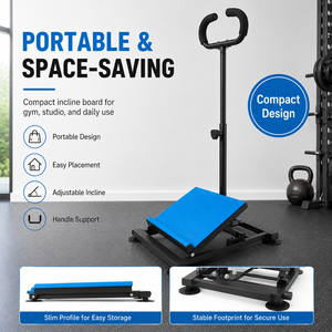 BNcompany-Tablero de acero para sentadillas con asa, tabla de inclinación ajustable portátil y Camilla de pantorrilla para uso en el gimnasio - Product Image 3