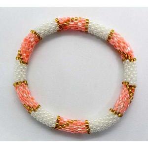 Elegante pulsera de cuentas de perlas para uso formal Pulsera de cuentas hecha a mano con amor por MD Handicraft - Product Image 2