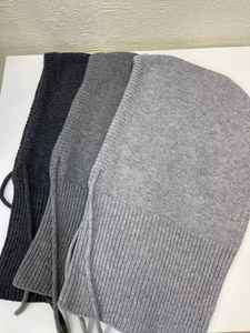 Capuche unisexe en laine mérinos tricotée, capuche en laine chaude pour femme, casque de capuche d'hiver, cache-cou - Product Image 3