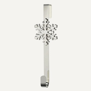 Modern Black Metal Christmas <b>Wreath</b> Hanger with Jingle Bells Eco-Friendly Durable <b>Door</b> <b>Hook</b> for Holiday & Party Seasonal Decor - Product Image 6