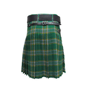 Kilt utilitaire en tartan traditionnel des Highlands Kilts taille personnalisée pour hommes Kilts en tartan écossais meilleure qualité prix de gros - Product Image 3