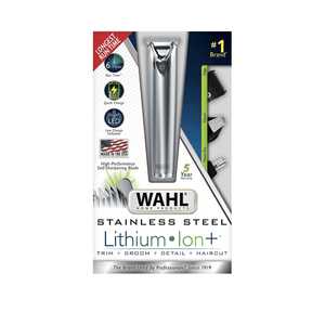 Recortadora Facial de Acero Inoxidable para Hombre, Cortadora de Barba Multiusos con Batería de Iones de Litio - Product Image 2