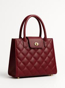 Bolso de Mano de Lujo con Asa Superior de Cuero PU Acolchado para Mujer, Bolso Tote Elegante para Negocios y Eventos Formales - Product Image 3