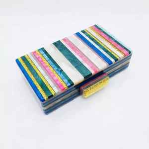 ซื้อกระเป๋าดีไซเนอร์เรซินอีพ็อกซี่เรซิ่นประดับมุกชุบทองหรูหราผีเสื้อแข็งเสน่ห์ชุดเครื่องประดับที่สมบูรณ์แบบสำหรับงานแต่งงานของผู้หญิง - Product Image 1