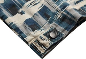 แจ็กเก็ตผ้ายีนส์ปักลายเสื้อแจ็คเก็ตมีกระเป๋าแบบแฟชั่นซักได้หนา - Product Image 5