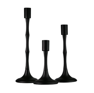 Premium Quality Black Metal Iron Candle <b>Holder</b> Candlestick Modern <b>Tealight</b> <b>Holder</b> Candle Stand For Indoor Lighting Use - Product Image 3