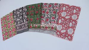 Juego de Bufandas de Algodón Ligeras y Ecológicas con Estampado Digital, Estolas Largas con Diseño Floral Indio (22x72) - Product Image 2