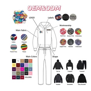 Custom Heavy <b>Weight</b> Casual Trouser Street Wear Sweatpants Custom Baggy Men Pants French Terry 100% Cotton for Winter - Product Image 6