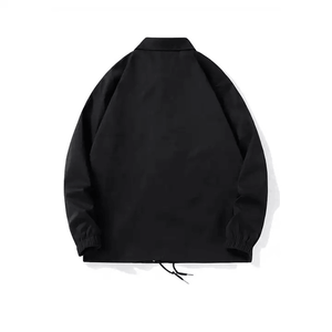 Respirant mode décontracté col rabattu fermeture éclair complète veste de travail personnalisé blanc lourd coton toile vêtements de travail veste pour hommes - Product Image 4