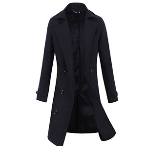 Veste d'hiver longue décontractée coupe-vent chaude à manches longues Vêtement d'extérieur pour hommes Veste imperméable en gros - Product Image 1