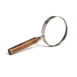 Vintage Brass Magnifying <b>Glass</b> Round Shape Magnifying <b>Glass</b> With Customize Color Horn Handle Luxury Quality - Product Image 4