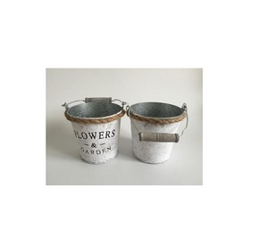 Améliorez la décoration avec les jardinières métalliques galvanisées les plus vendues, idéales pour l'affichage à l'intérieur et à l'extérieur de la maison et du centre commercial. - Product Image 3