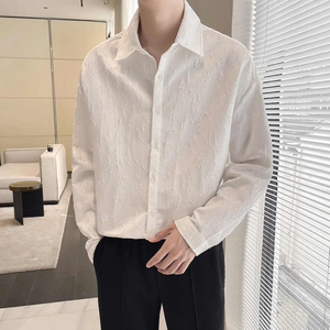 Chemises Oxford pour hommes à manches longues 100% coton Chemises habillées pour hommes Chemises boutonnées décontractées avec poche avant - Product Image 2