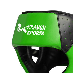 ชุดป้องกันศีรษะสำหรับมวยหนังแท้ใส่สบายระบายอากาศได้ดีมีโลโก้ออกแบบได้ตามต้องการ - Product Image 6