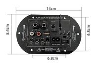 Carte d'amplification audio pour voiture, carte mère d'amplificateur audio, caisson de basses, amplificateur audio domestique, 12V, 24V, 220V