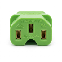 Kabel Ekstensi Daya PDU IEC C14 ke C15 untuk Komputer, Harga Grosir, Panjang dan Warna Sesuai Pesanan, 18AWG 16AWG 14AWG