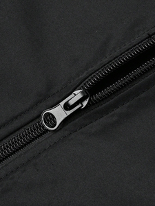 OEM Custom Men's Zipper Fashion Satin <b>Baseball</b> <b>Bomber</b> <b>Jacket</b> Classic Design Stand Collar Waterproof Breathable - Product Image 4