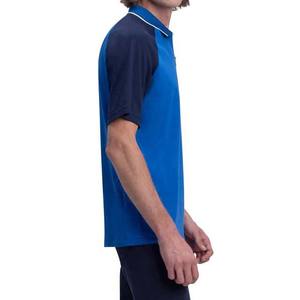 Polo de Hombre, Nuevo Modelo de Verano, con Costuras de Dos Colores, Cierre de Cremallera, Manga Corta - Product Image 3