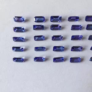 AAA พลอย tanzanite ทรงหลวม7X5มม. ได้รับการรับรอง IGI สีธรรมชาติสีฟ้าแวววาว - Product Image 4