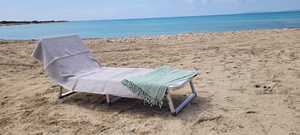 High Quality Cotton <b>Turkish</b> Peshtemal Waffle Pattern Beach <b>Towel</b> Fast Drying Washable Colorful for Men Women for Home Beach - Product Image 6