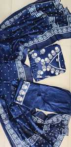 New Women's Traditional Party Wear Anarkali <b>Suit</b> Dupatta Fully Stitched Long <b>Dress</b> Kurta Set Lace Tassel Cotton V-neck - Product Image 3