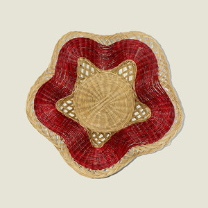 New Arrival Superior Quality Best Eco-friendly Rattan Star Shaped <b>Storage</b> <b>Basket</b> for Party Decoration & Decorative Fruit <b>Basket</b> - Product Image 1