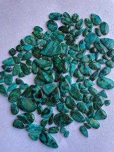 Piedras preciosas sueltas pulidas de cabujón de crisocola y malaquita naturales al por mayor para joyería curativa decoración del hogar y regalos - Product Image 2