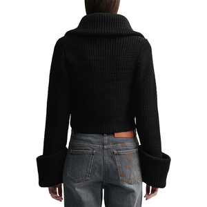 เสื้อสเวตเตอร์ถักสำหรับผู้หญิงเสื้อสเวตเตอร์ถักลายกรดระบายอากาศได้สำหรับฤดูใบไม้ร่วง/ฤดูหนาวมาใหม่2025 - Product Image 3