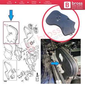 Cubierta de Correa de Distribución BSP1295 para Vectra A B Omega B Calibra Astra F X20XEV X18XE 5638032 - Product Image 5