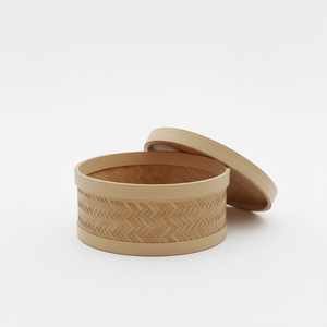 Boîte de rangement en bambou écologique faite à la main avec couvercle Organisateur de rangement carré naturel pour la maison et les cadeaux Vente en gros - Product Image 1