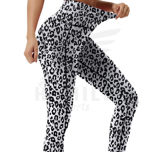 Customized Quick Dry Women's Fitness <b>Leggings</b> Stretchable XL Pants With Seamless Print <b>Pattern</b> for Online Sale - Product Image 2