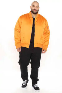 Nueva Chaqueta Bomber de Satén para Hombre, Invierno 2026, Impermeable, Cortavientos, Precios Razonables al por Mayor, Corte Regular - Product Image 2