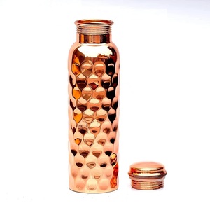 100% botellas de cobre puro, hechas a mano para su salud-disponibles a granel para exportación internacional. - Product Image 1