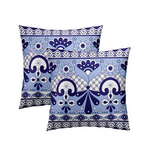 Último diseño 100% algodón orgánico estampado personalizado decoración del hogar Fundas de cojín fabricante indio - Product Image 4