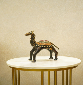 Assortiment de sculptures d'animaux en laiton. Oeuvre artisanale en métal. Disponible aux prix de gros. - Product Image 2