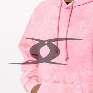 Sweat à capuche thermique pour hommes personnalisé Sun Faded Acid Wash 100% Cotton Solid Pattern Wholesale Manufacturer for Winter - Product Image 3