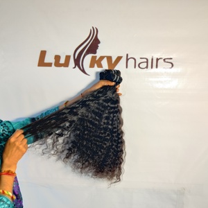 Cheveux naturels de haute qualité Cuticule de cheveux humains vietnamiens alignés sans enchevêtrement sans perte de cheveux bouclés bruts - Product Image 3