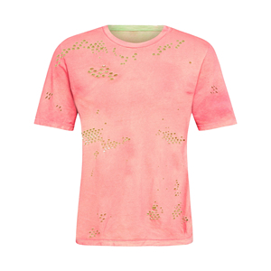 Venta al por mayor de fábrica 100% algodón desgastado hombres camisetas medias mangas Camisetas cuello redondo sólidas logotipo personalizado impresión - Product Image 6